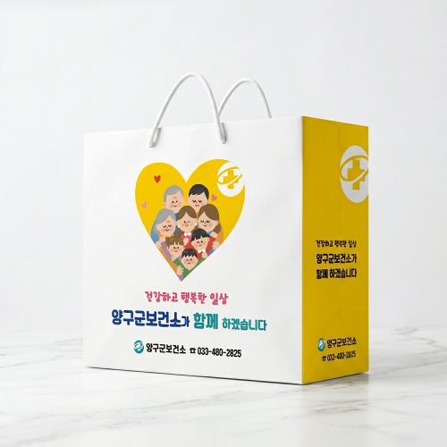종이 쇼핑백 종이가방 인쇄 맞춤 제작 260x100x230mm