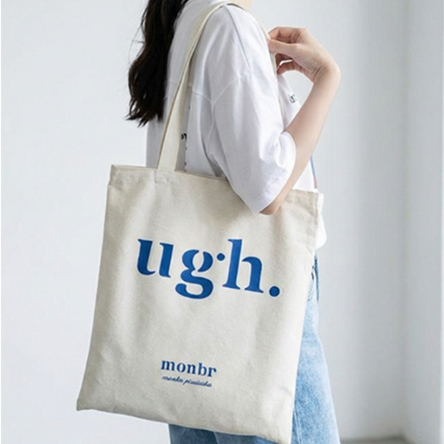 아르온 데일리 레터링 캔버스 에코백