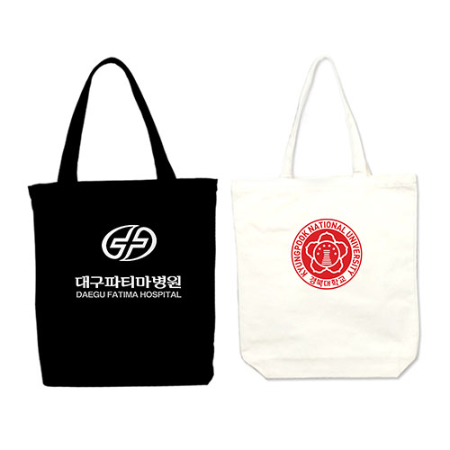 시장가방 장바구니 캔버스가방 무지 에코백 대형 (35*36*9cm)