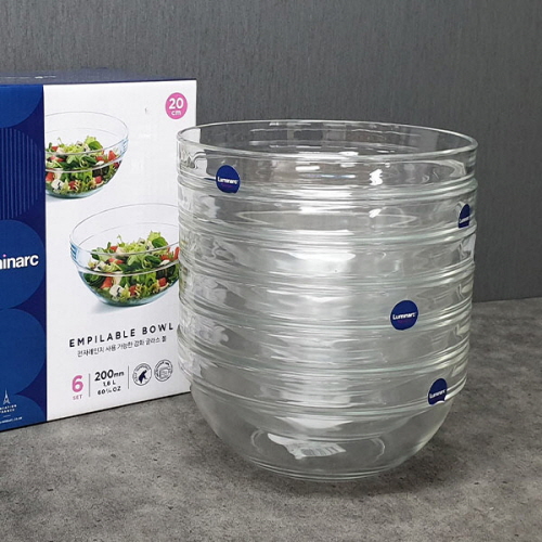 에코키친 강화 믹싱볼 20cm 6개 KB471