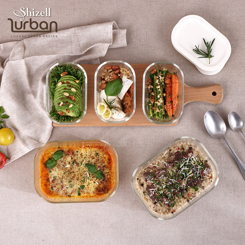 [온라인판매금지] Lurban OVEN 내열글라스 밧드5종세트 (직930ml*2+370ml*3)