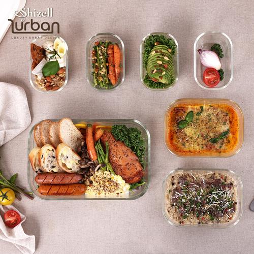 [온라인판매금지] Lurban OVEN 내열글라스 밧드7종세트 (직2500ml*1+930ml*2+370ml*4)