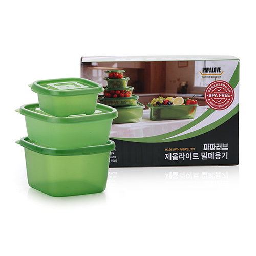 파파러브 제올라이트 밀폐용기 1호 신선용기 전자레인지용 보관용기