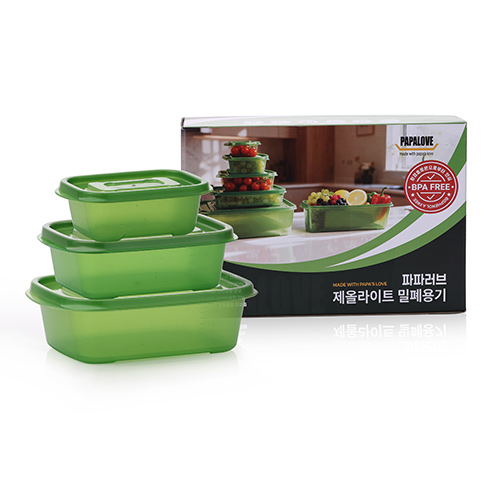 파파러브 제올라이트 밀폐용기 2호 신선용기 전자레인지용 보관용기