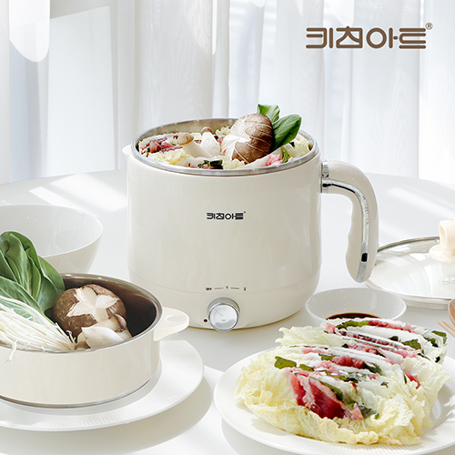 키친아트 KP-REX1800 2IN1 멀티 쿠커 휴대용 전기냄비 1.8L 다용도 만능 조리기