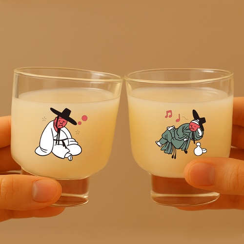 김홍도 변색막걸리잔