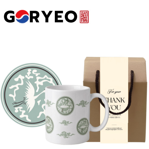 한국전통 국보 제68호 고려청자 도자기 머그 355ml 1P 선물세트