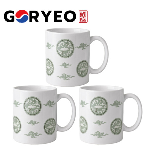 한국전통 국보 제68호 고려청자 도자기 머그 355ml