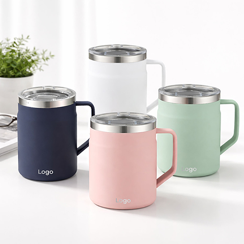 웰세스 이중 스텐 머그컵 550ml [W5502] 1P 보온 보냉 컬러 캠핑 등산 사무실 판촉 각인 컬러 머그