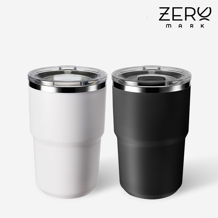 제로마크 먼스텀블러400ml ( 화이트/블랙 )