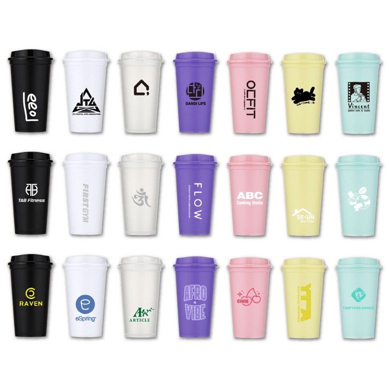 리유저블컵 다회용컵 파스텔칼라 500ML 모던 엣지