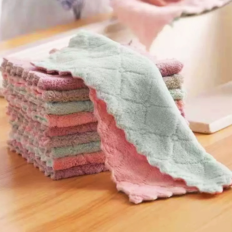 극세사 벨벳 양면 행주 1P세트(16cm/25cm)