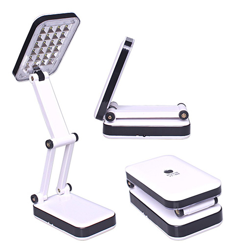 휴대용 3단 접이식 LED 스탠드 독서등 조명 램프 로고 인쇄 USB 충