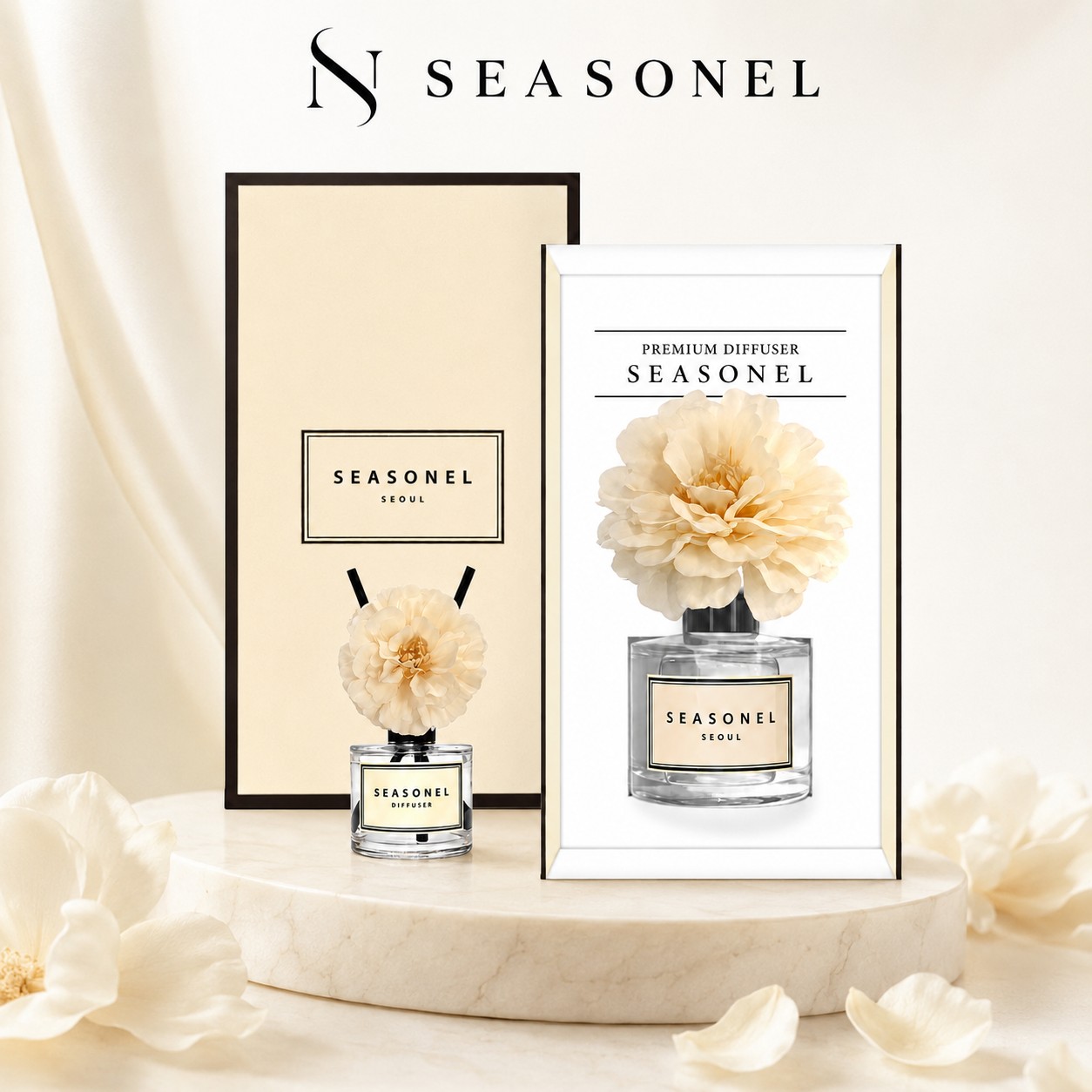 NEW 시즈넬 차량용 선물세트 디퓨저 50ml 지니아
