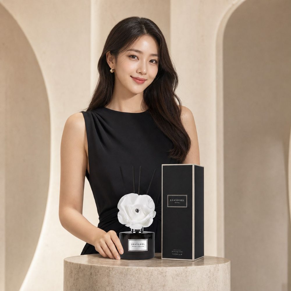 NEW 시즈넬 블랙 디퓨저 화이트 로즈 120ml
