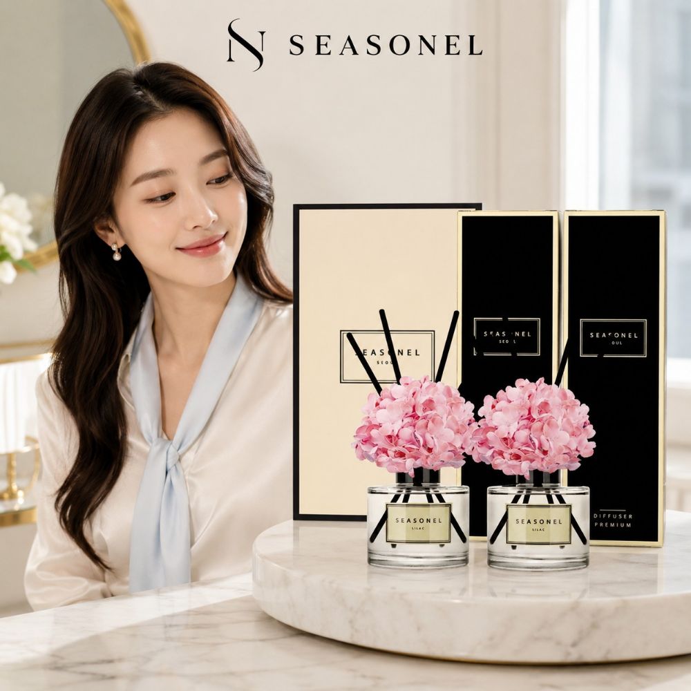 NEW 시즈넬 플라워 디퓨저 200ml 미니수국 더블