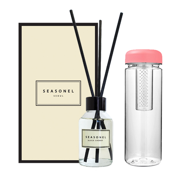 시즈넬 선물세트 디퓨저 100ml 플레인+마이보틀 그린티