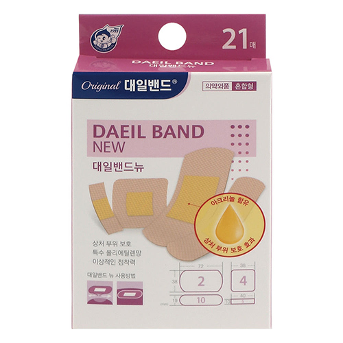 대일밴드 뉴 혼합형 21매, 대일밴드 반창고 일회용밴드 구급함