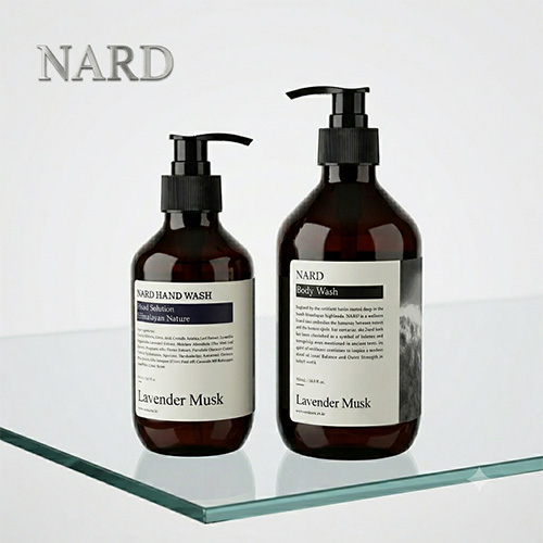 Nard 나드 핸드워시 280ml + 바디워시500ml 2종세트l + 끈케이스