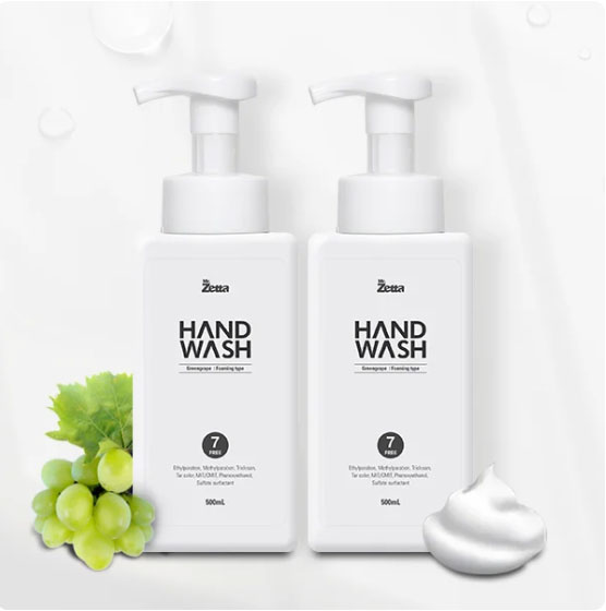 제타 포밍 손세정 핸드워시 500ml 청포도, 자몽향