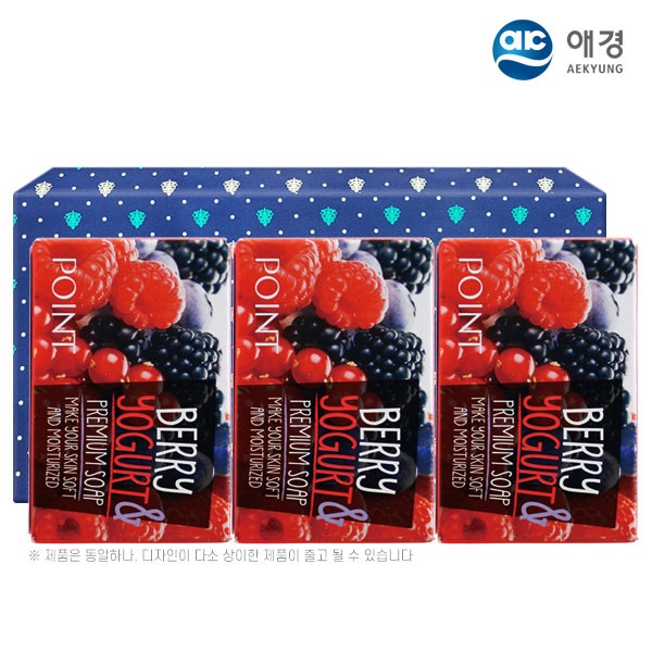 애경 포인트 베리 비누 80g 3P