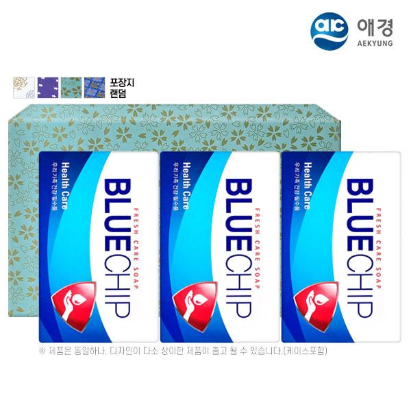 [선물세트] (포장) 애경 블루칩 비누 3P