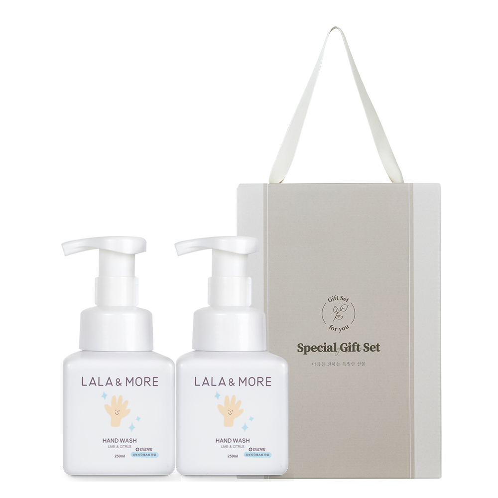 더마음가는 선물세트 라임 시트러스향 핸드워시 250ml 2P