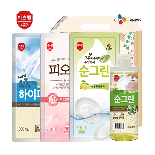 CJ 이츠웰 세제 4종 세트