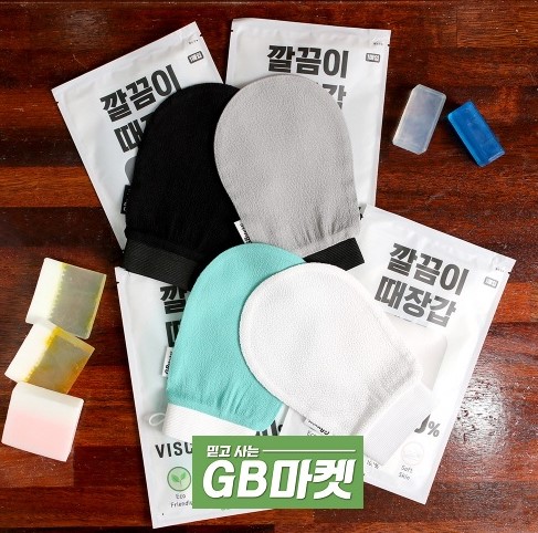 GB마켓 때타올 깔끔이 때장갑 샤워타올 때밀이 때수건 비스코스 100%