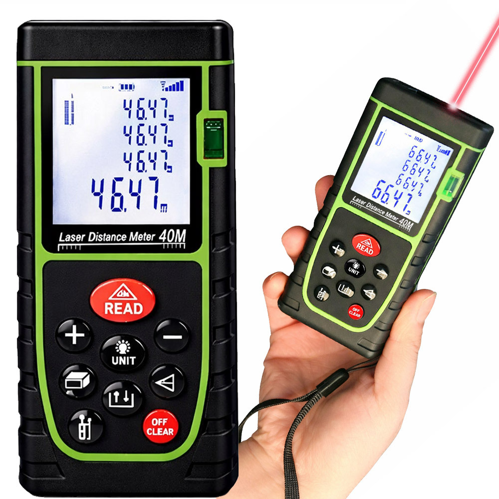 파인큐브 레이저 줄자 거리측정기 OQ-40