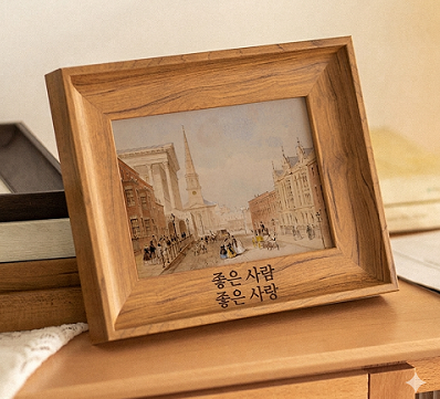 원목 프리미엄 6인치 액자