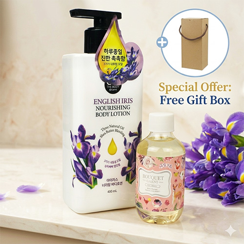 LG생활건강 아이리쉬 바디로션 400ml + 부케가르니 바디워시 세트