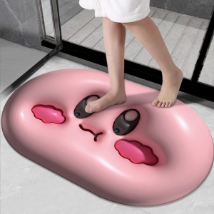 빨아쓰는 3D 규조토 욕실매트, 3D 규조토, 규조토 발매트, 캐릭터 규조토