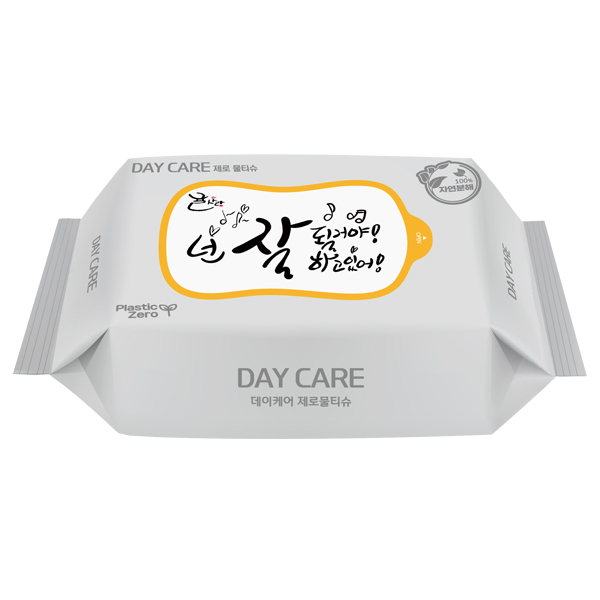 녹색인증 데이케어생분해 물티슈40매 FSC