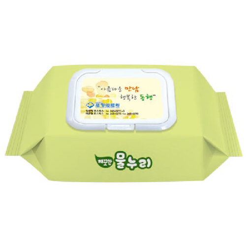 홍보용 전도용 물티슈 제작 40매 (캡형)