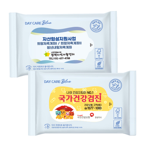 FSC인증 생분해원단 생분해물티슈 20매 40g