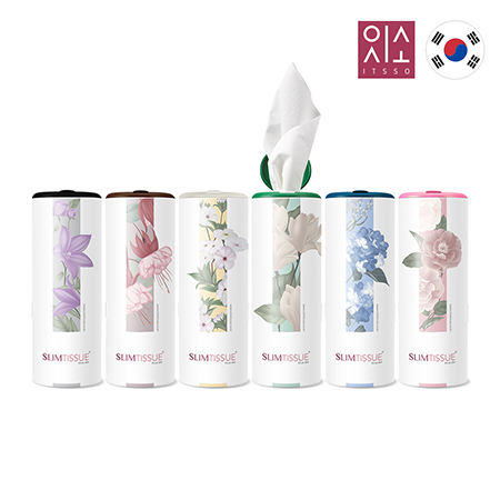 잇소 슬림티슈 인테리어 꽃(기성품+스티커부착)