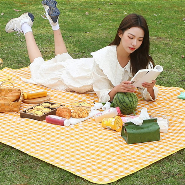 S75 옥스퍼드 고급 피크닉 방수 매트 돗자리 150X200cm