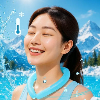 반영구적 26년 업그레이드 넥밴드 얼음 목걸이