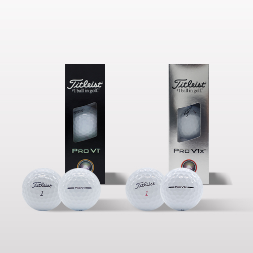 NEW 타이틀리스트 PRO V1/V1X 3구 슬리브 골프공 로고인쇄