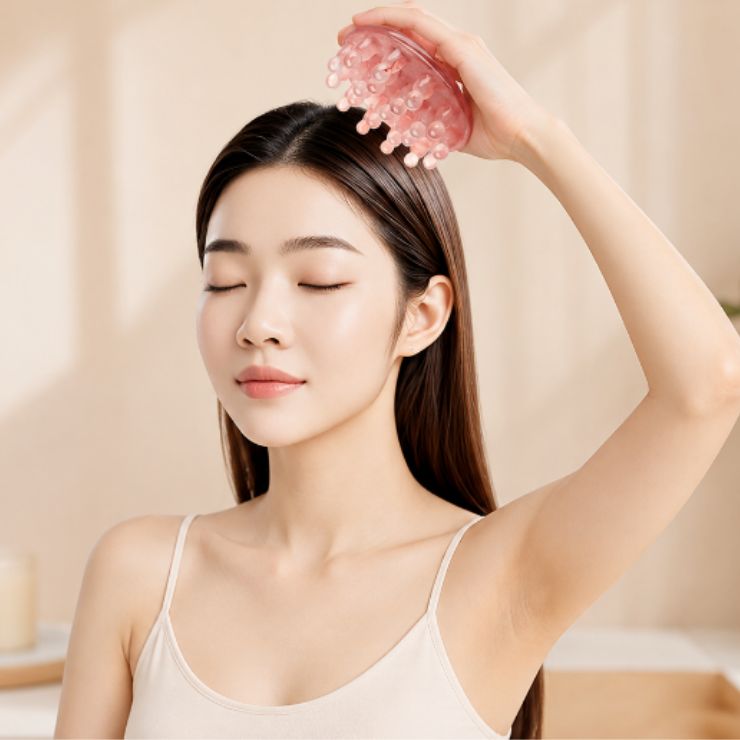 두피 마사지 지압볼 괄사 승모 마사지기