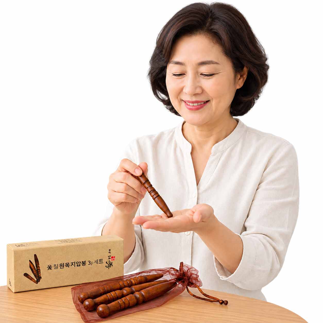 옻칠 원목 지압봉 원목지압봉 옻칠 지압봉 가성비갑 효도 건강상품