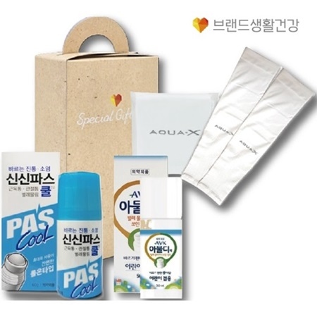 쿨아이스세트 브생건127호(신신제약 롤온 쿨연고+아물디 모기약물파스+아쿠아쿨토시)