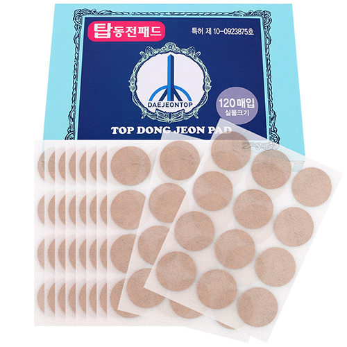탑동전패드 120매 동전파스 동전패드 일본동전파스 건강패드 건강파스