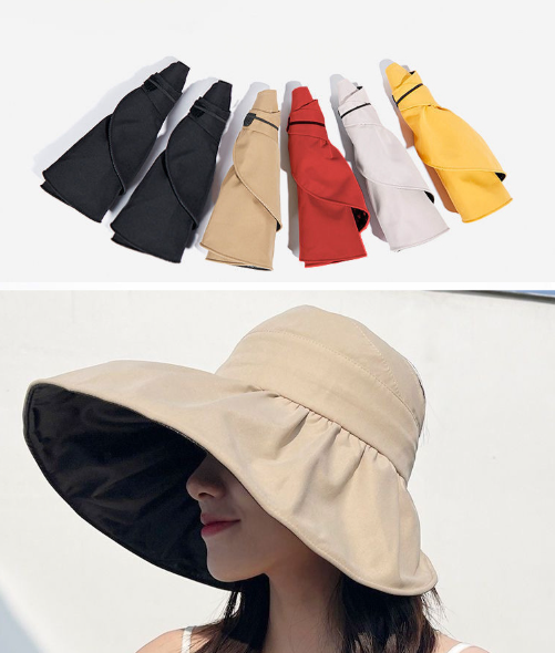 돌돌이 썬캡 야외활동 모자