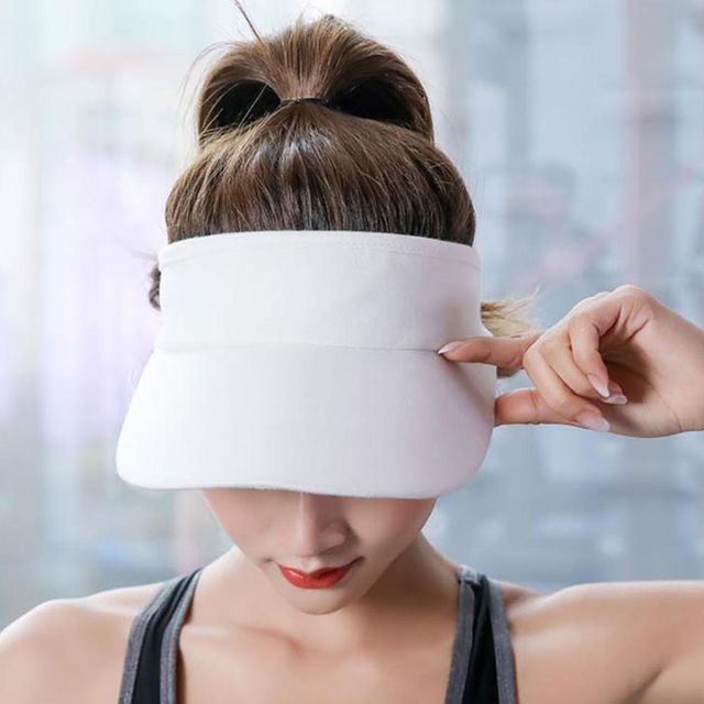 스포츠 선캡 실내외 운동 조깅 등산 단정한 머리 모자