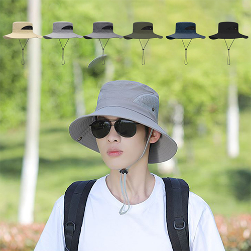 남성용 메쉬 자외선 차단 모자