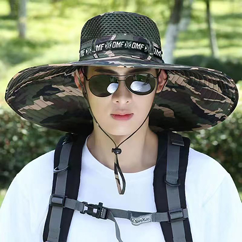 위크 매쉬 돌돌이 버킷햇