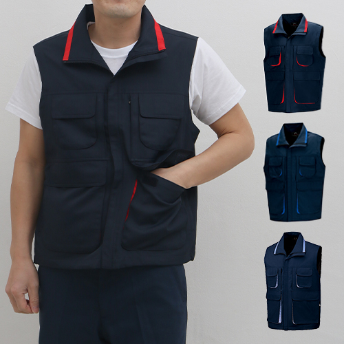 고급 오피스 조끼 L-3XL, 남자 여자 조끼