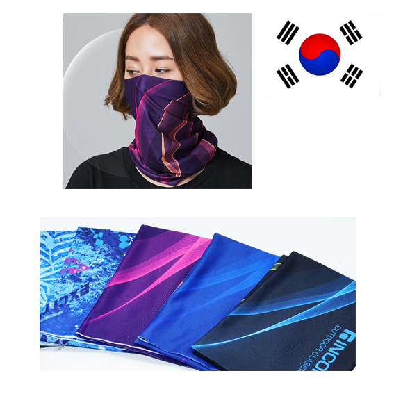 쿨스카프, vip용 쿨스카프, 국내산 에어로 실버, 냉감 소재, 고급형